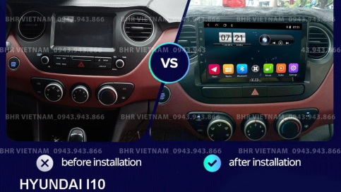 Màn hình DVD Android xe Hyundai i10 2014 - 2020 | Oled C2 New